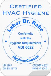 Hygienický certifikát pro adiabatické klimatizační jednotky